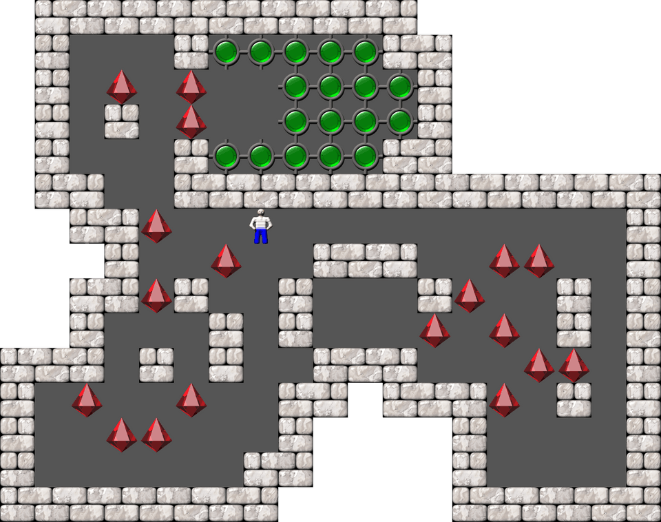 Sokoban Mass Remodel level 1424